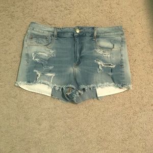 AE Hi-Rise short shorts